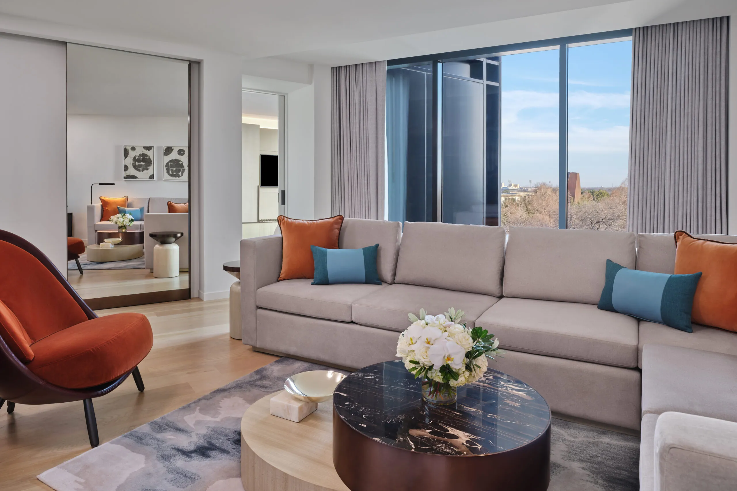 Crescent Hotel design inside the Metropolitan Suite