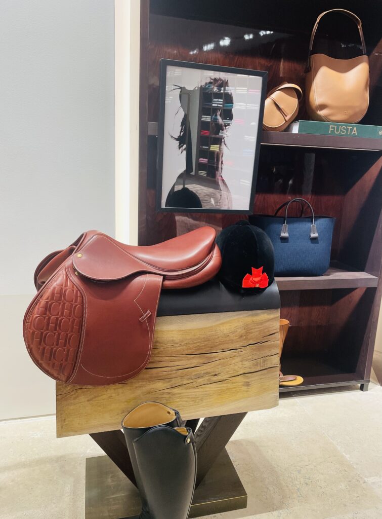 Herrera's equestrian styling