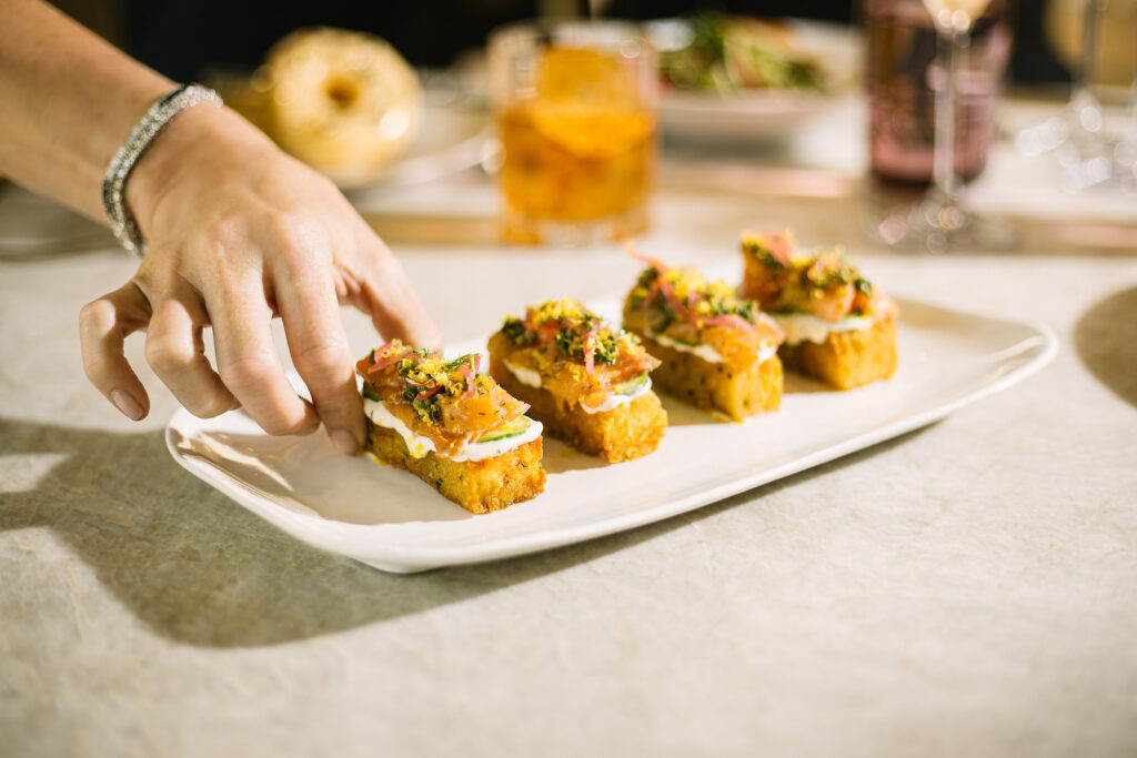 Cafe Mirador - Salmon Gravlax to share