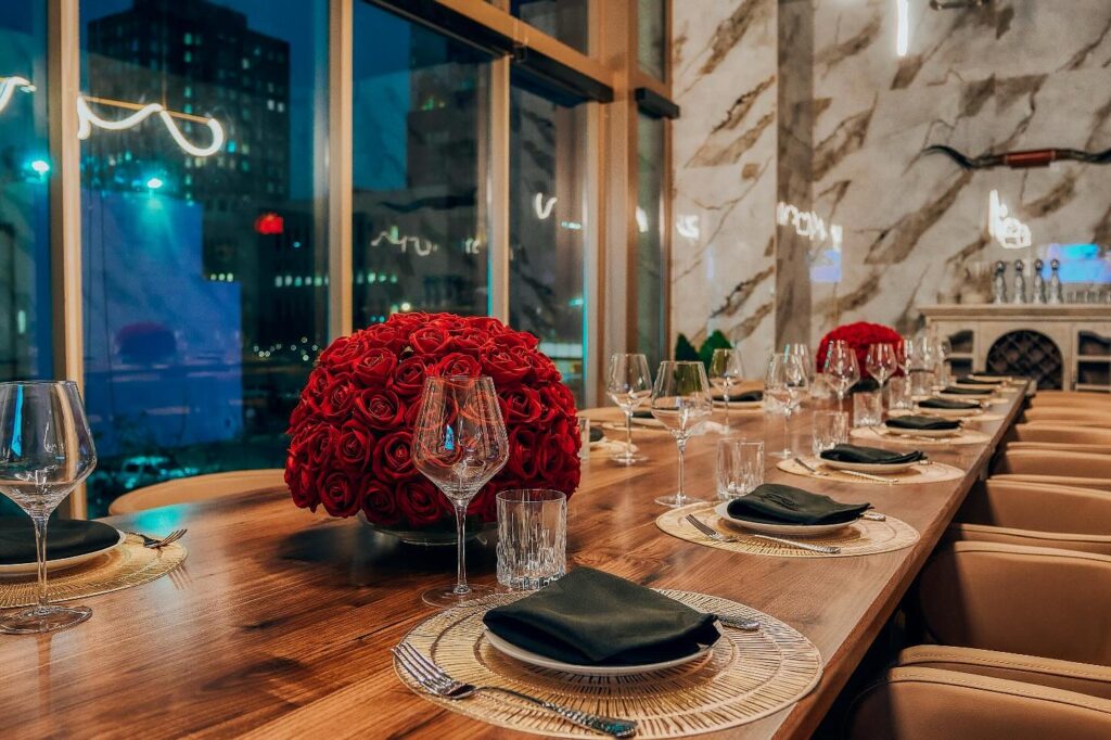 Polanco Fine Cuisine takes over two stories at The Tower in downtown Fort Worth.