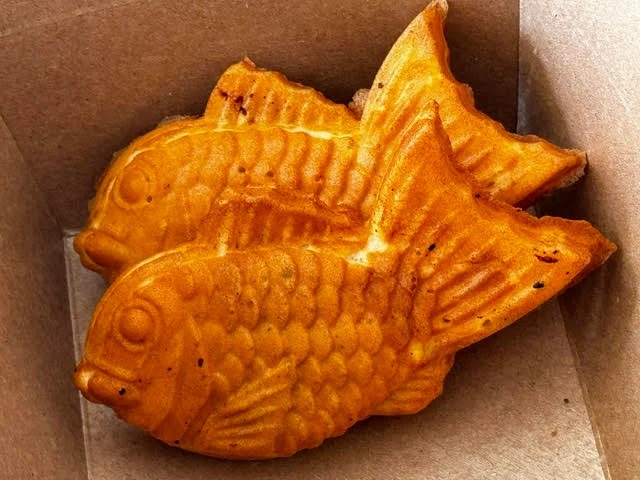 Lazy Cow fills Taiyaki fish with custard