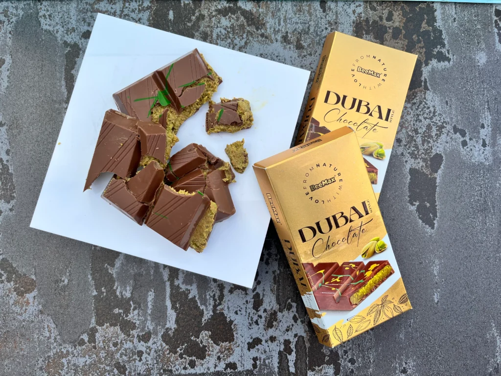 Dubai Chocolate at It's Sugar in Sundance Square