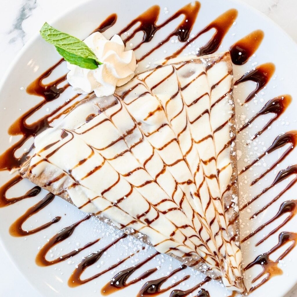 tiramisu crepe at Sweet Paris