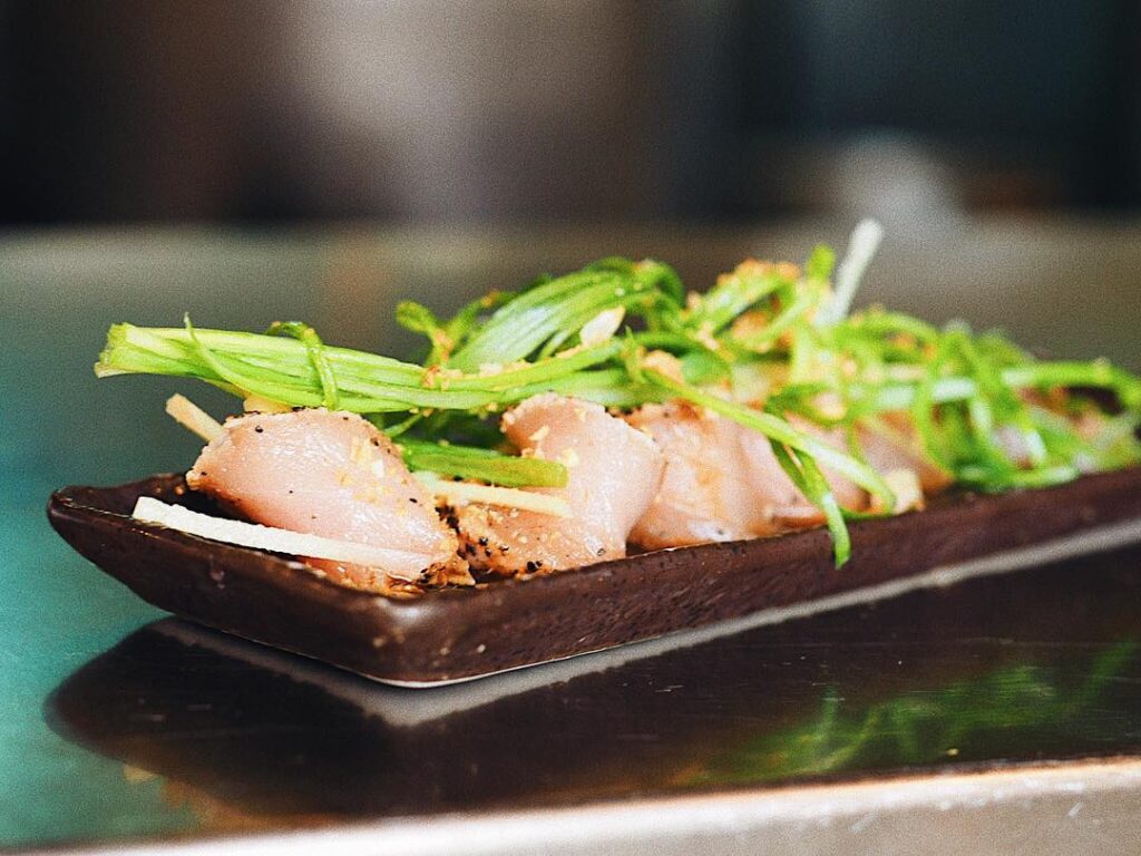 Garlic albacore tuna