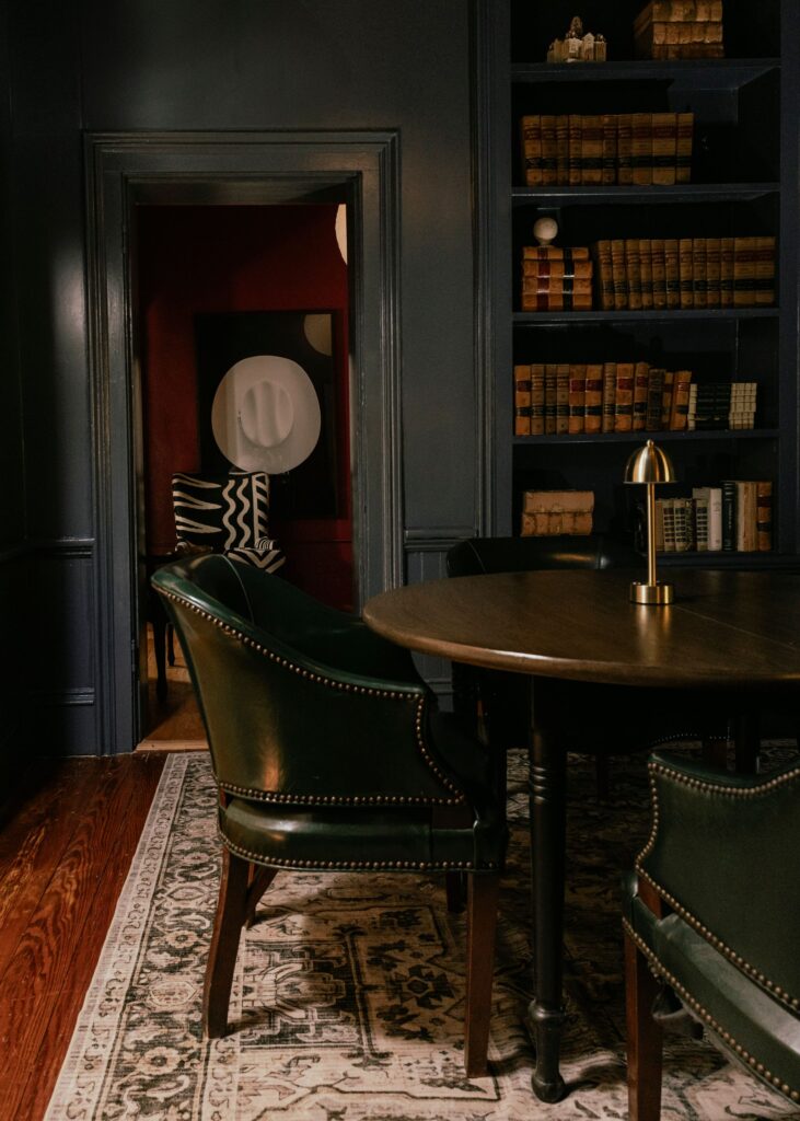 Another cozy seating area inside Chapel Bar