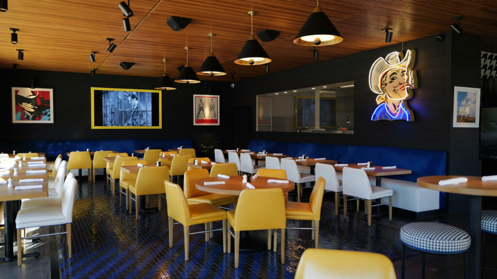 The interior at Little Tavern