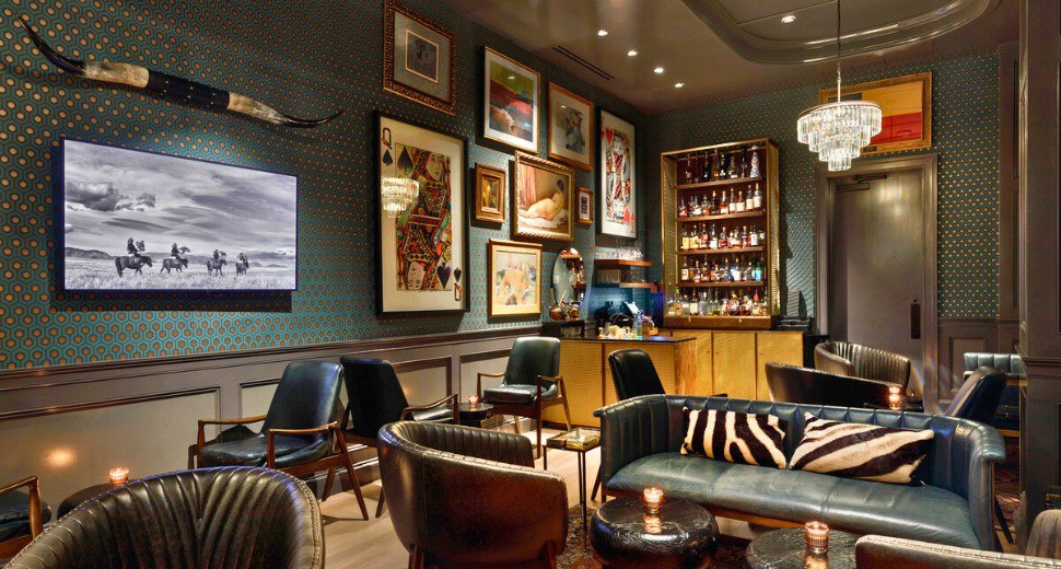 Magnum Speakeasy is located inside a phone booth at Hotel Vin