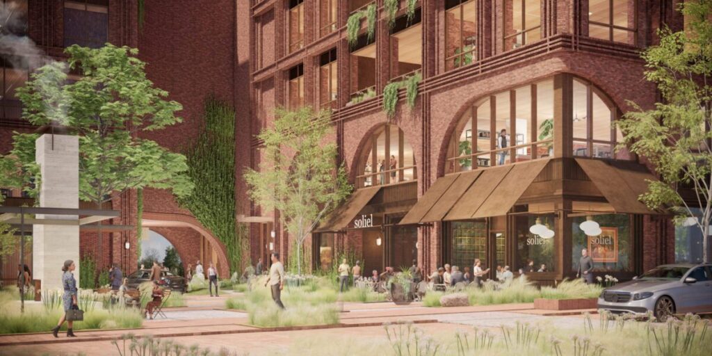 Westside Village's new mixed-use retail vibe