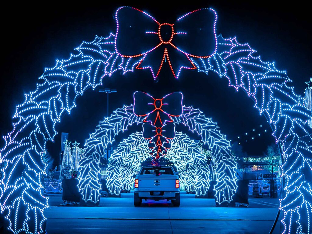 The Light Show is a drive thru experience