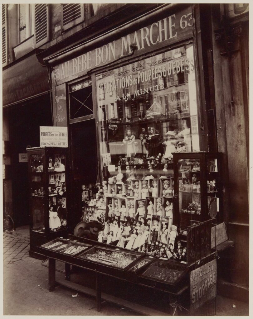 One of the early photographs, Atget, capturing a moment in time