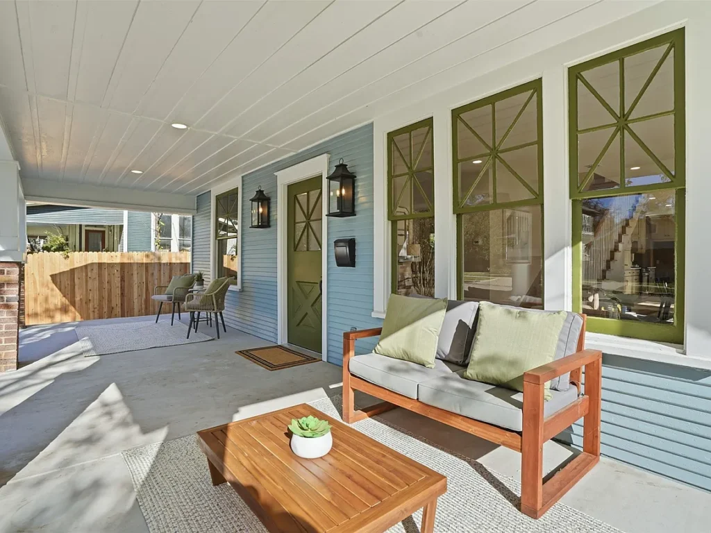 1817 5th Avenue leads with its large covered front porch