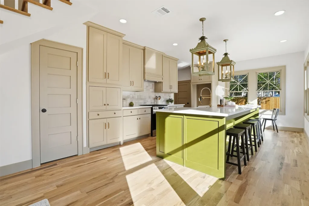 1817 5th Avenue - with its tan and green color scheme