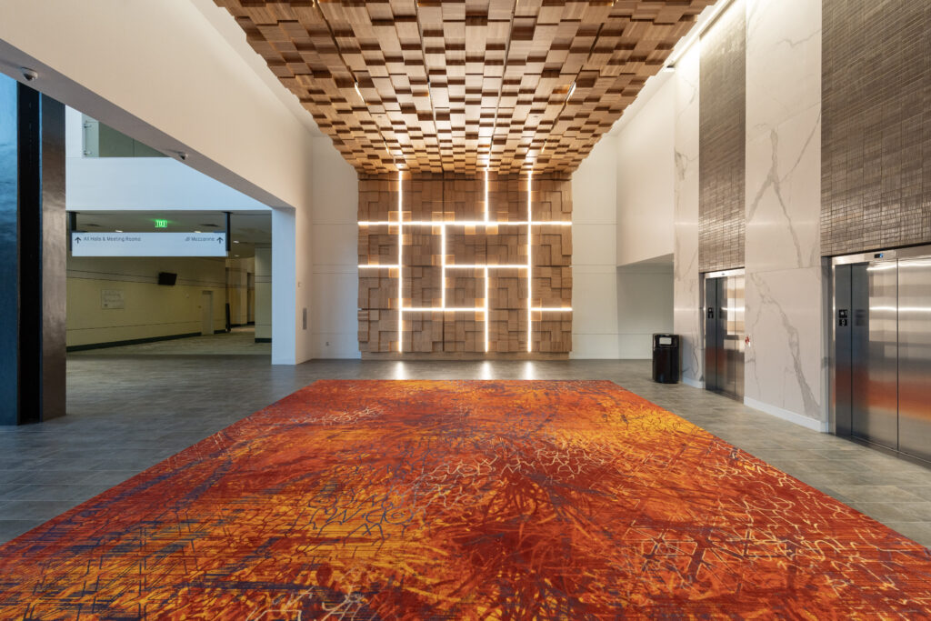 Convention Center - Dramatic modernization near the elevator bank