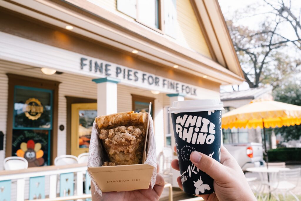 Emporium Pies and White Rhino