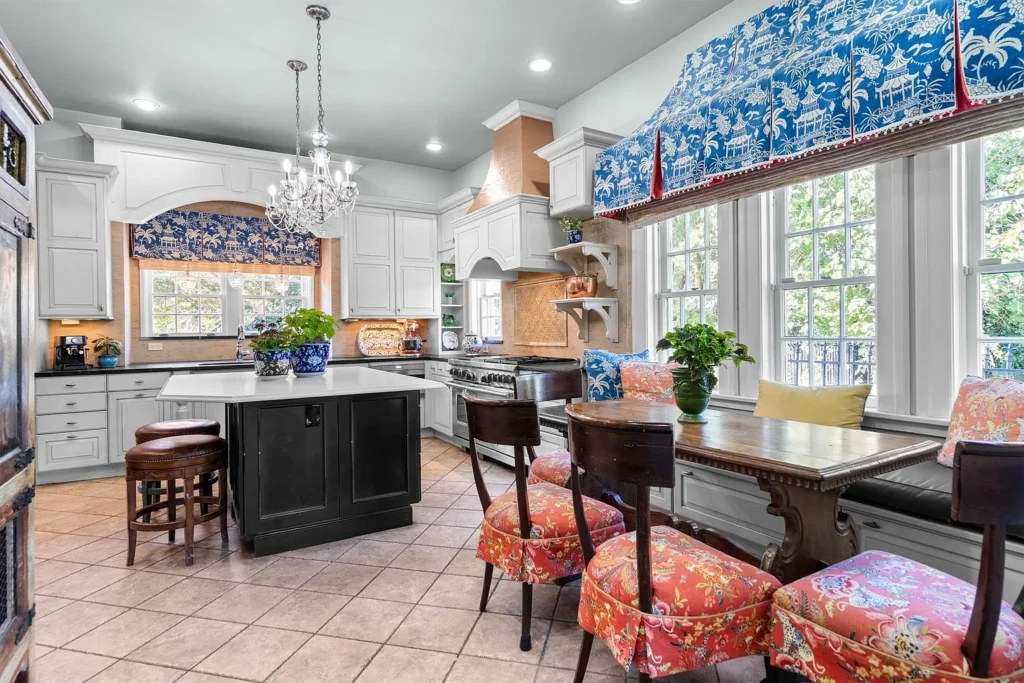 the modern kitchen with period ambience