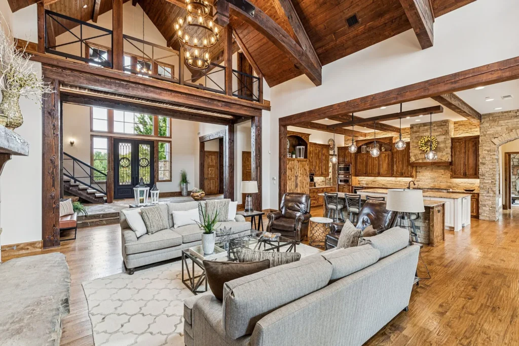 1711 Maranatha Way - Soaring beams overhead