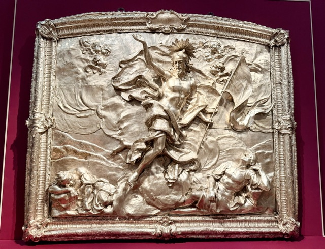 The Resurrection in silver, circa 1736