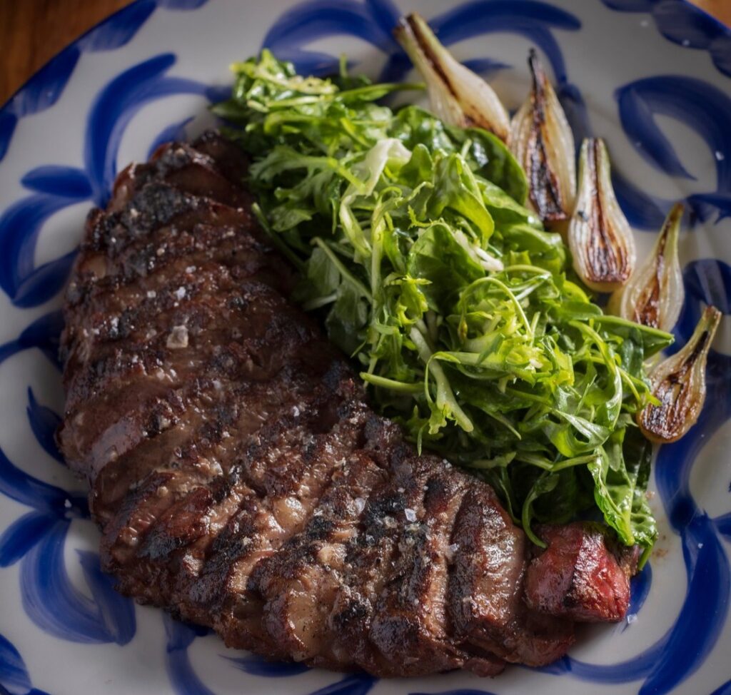 Don Artemio tomahawk steaks serve the whole table