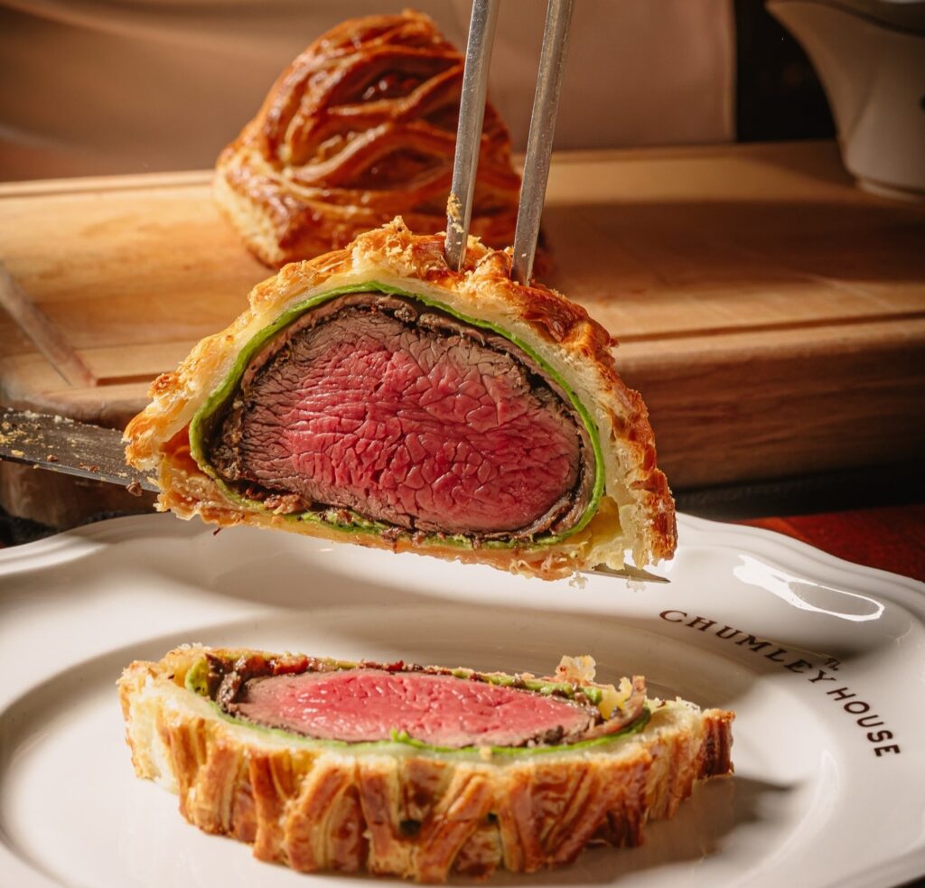 The Chumley House is known for its rare Beef Wellington
