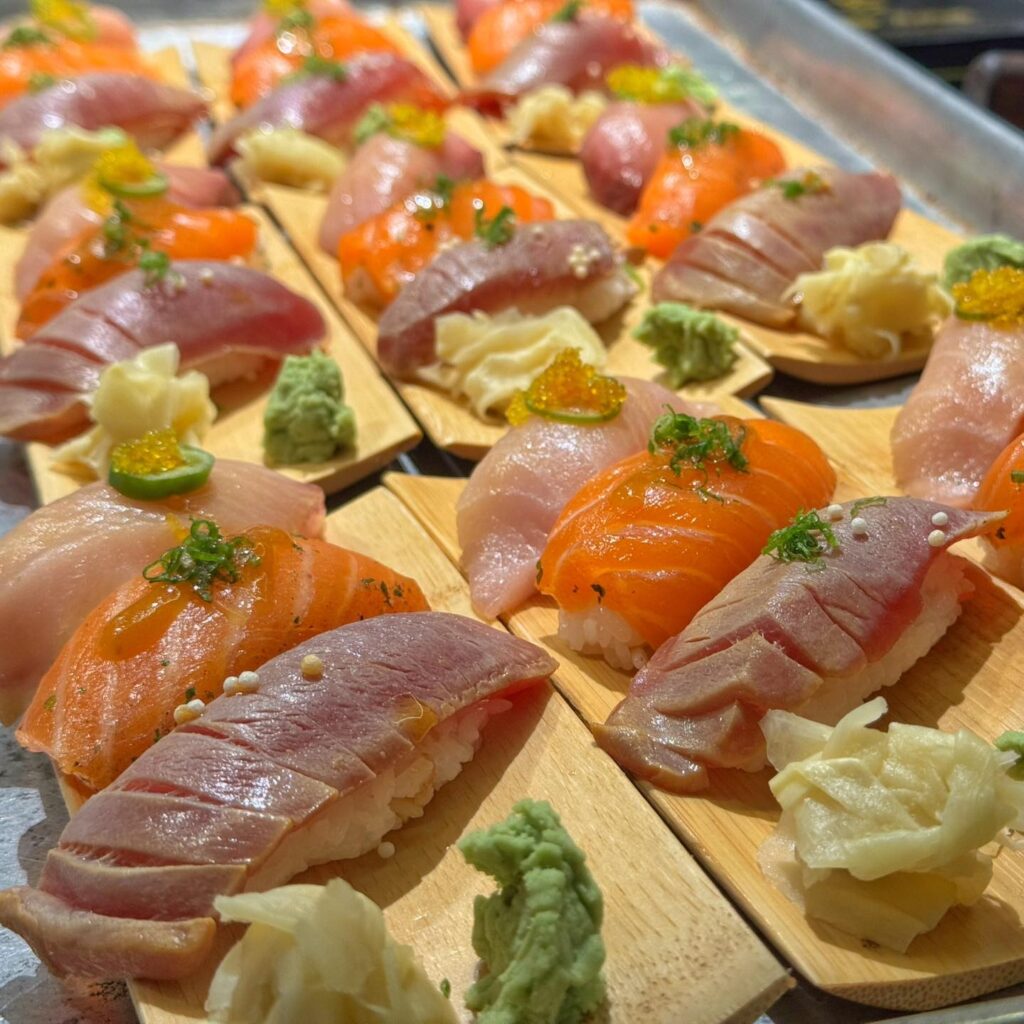 A recent omakase meal at Tokyo Cafe
