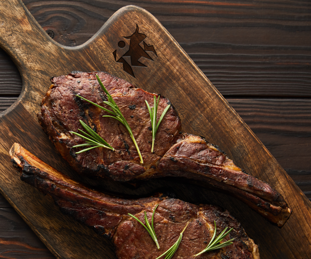 The tomahawk ribeyes at House of Toro