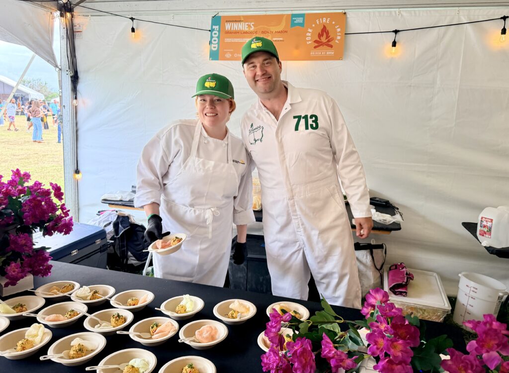 Winnie's of Houston, went all in on its Masters theme