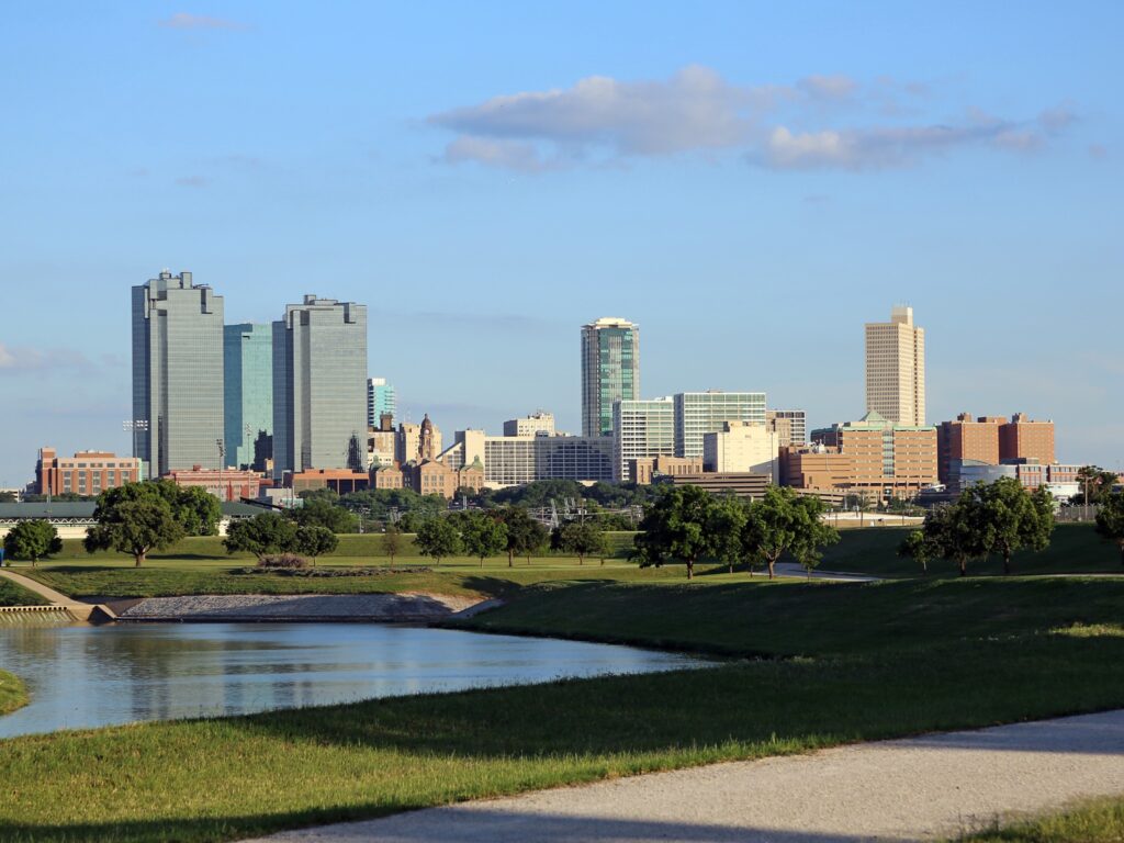 Fort Worth has urban areas and green spaces to spare