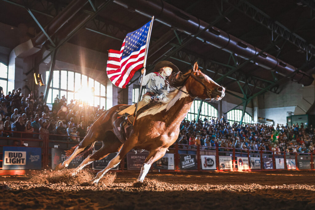 Red, White and Boots in the Stockyards