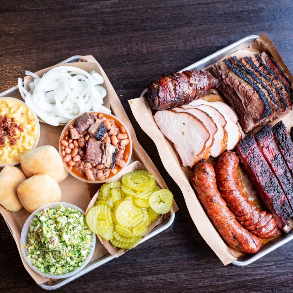 Old Roy Hutchins Barbecue is a great spot for Texas style barbecue