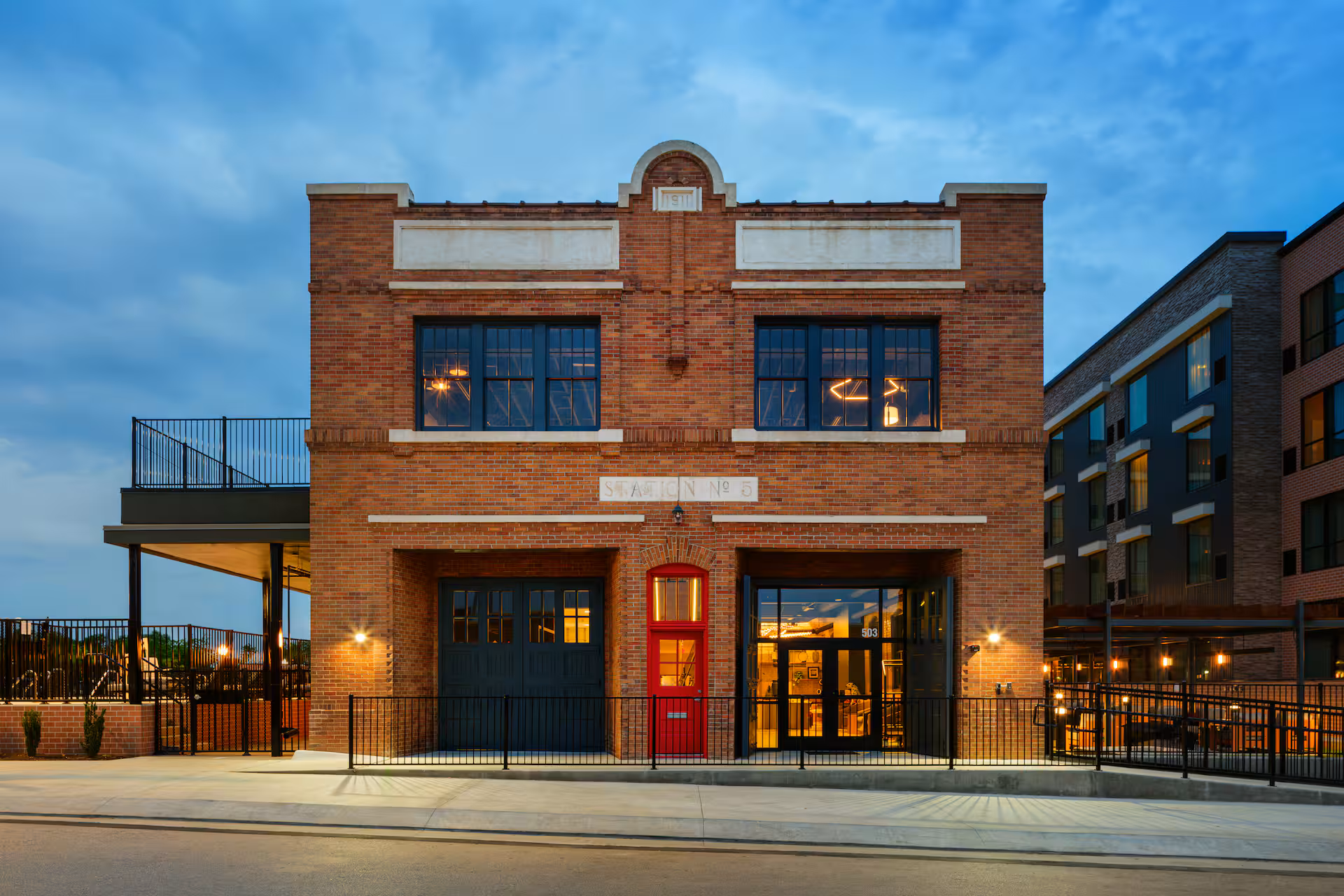 Fire station No. 5 is home to Nobleman Hotel.