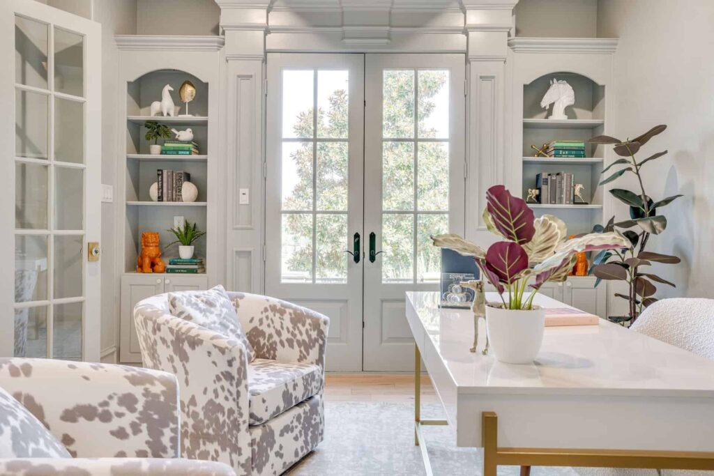 4648 Palencia Drive - The home office with build ins and a private entrance.