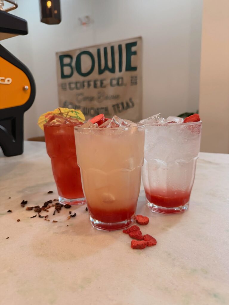 Bowie Coffee Co. includes creative refreshers on their menu